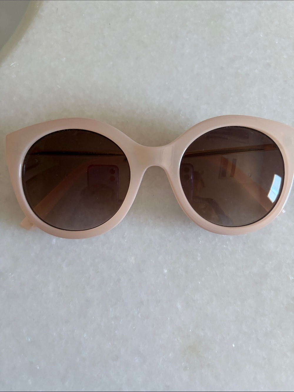 Lucky Brand Pink Gold Sunglasses